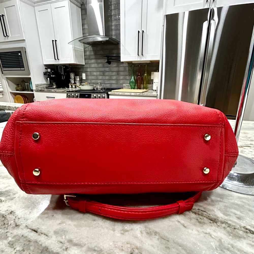 Kate Spade New York Top Handle Bag, Red Leather
With Gold-Tone Hardware - Picture 8 of 11